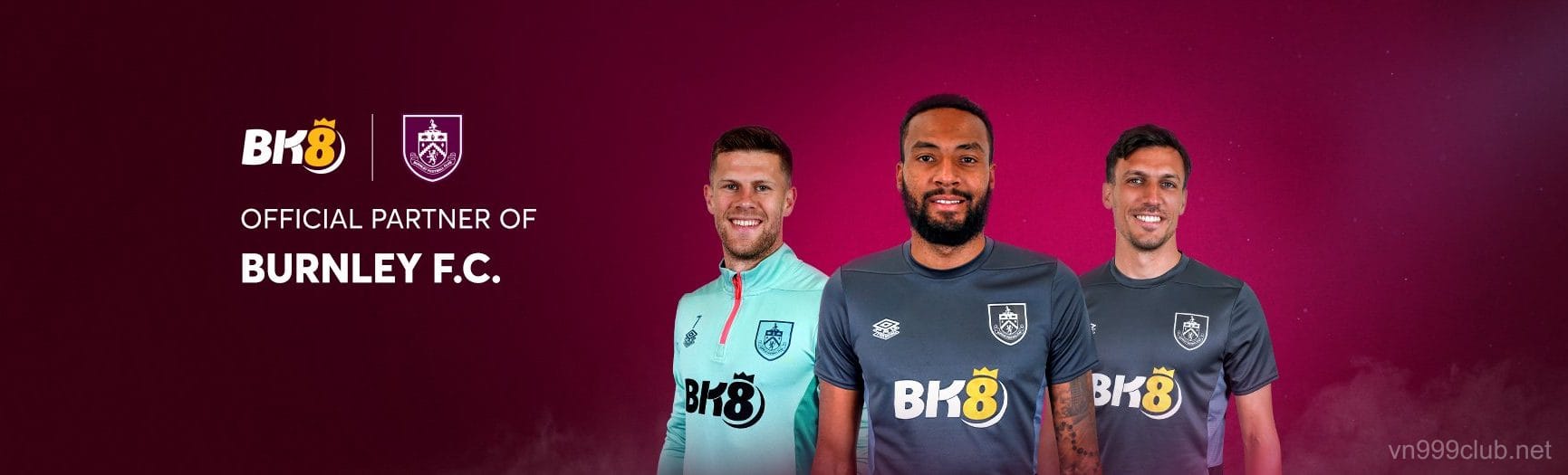 Hợp tác cùng câu lạc bộ Burnley FC